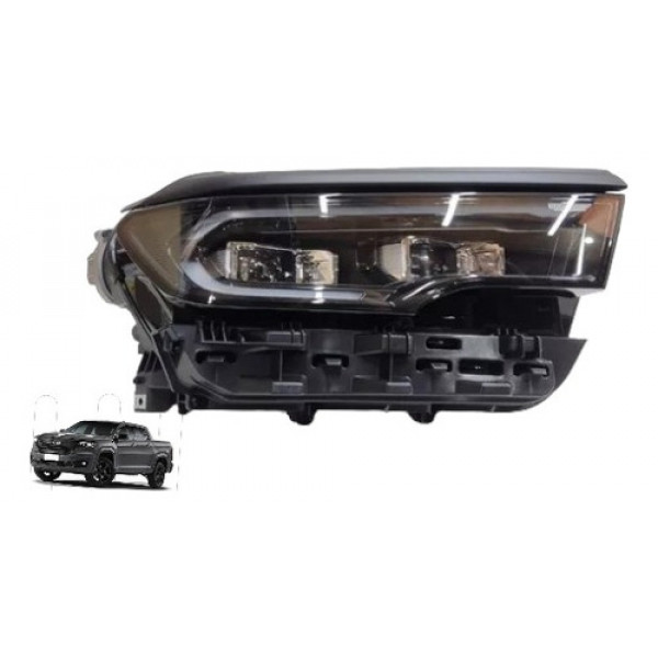 Farol Rampage 2024 Led Lado Direito Novo Original  Direito