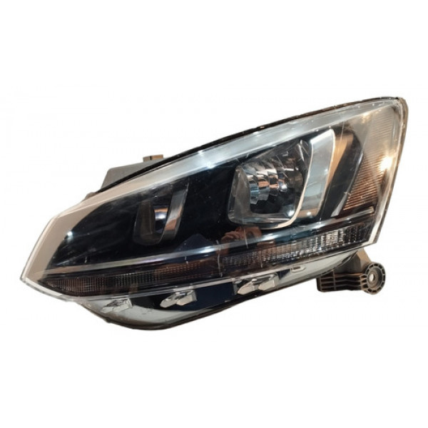 Farol Esquerdo Masc Negra Vw Fox 2015/2021