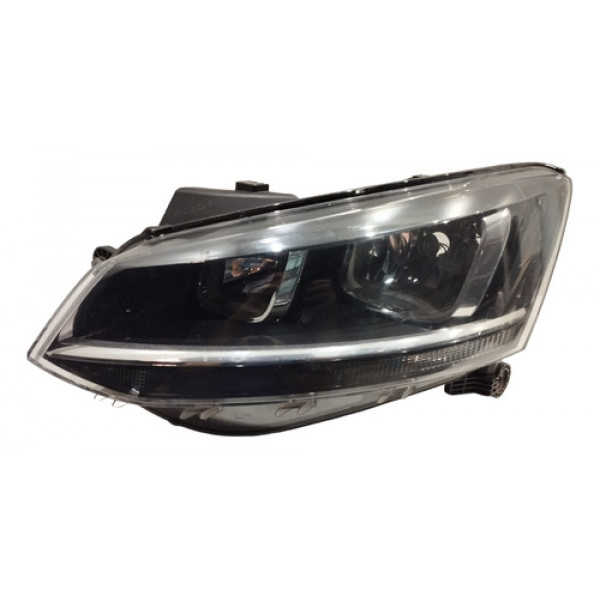 Farol Esquerdo Masc Negra Vw Fox 2015/2020