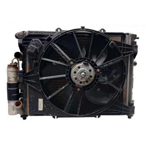 Kit Ventoinha C/deflet Radiador E Condensador Renault Clio