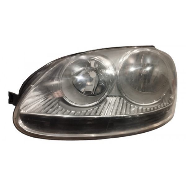 Farol Esquerdo Cromado Vw Jetta 2005 A 2010