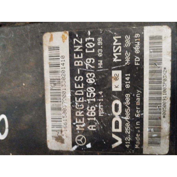 Modulo De Injeção Classe A 2009 A 166 150 03 79 Q 