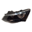 Farol Esquerdo Masc Negra Vw Fox 2015/2021
