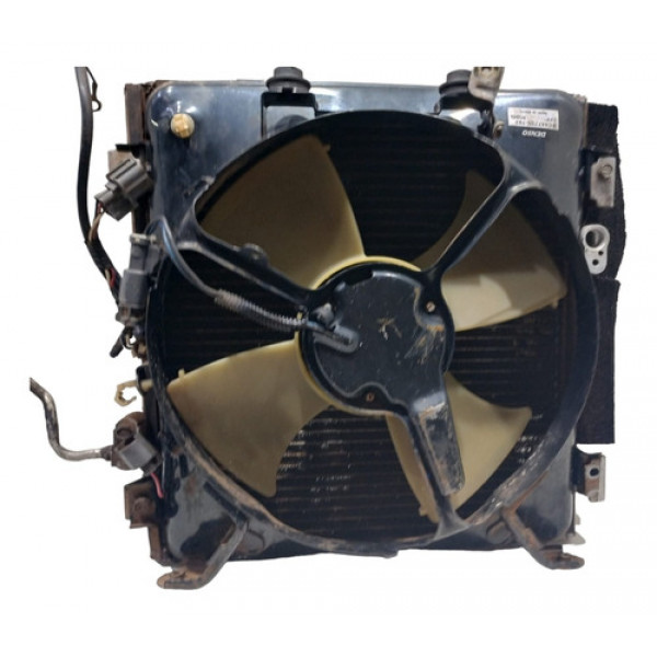 Kit Ventoinha Com Defletor E Condensador Do Ar Honda Civic